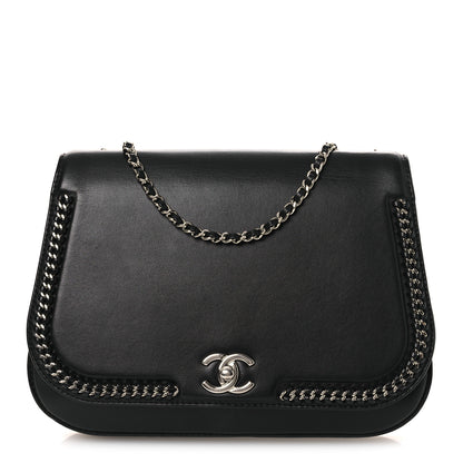 Chanel Calfskin Braided Small Chic Flap Black 1 of 10