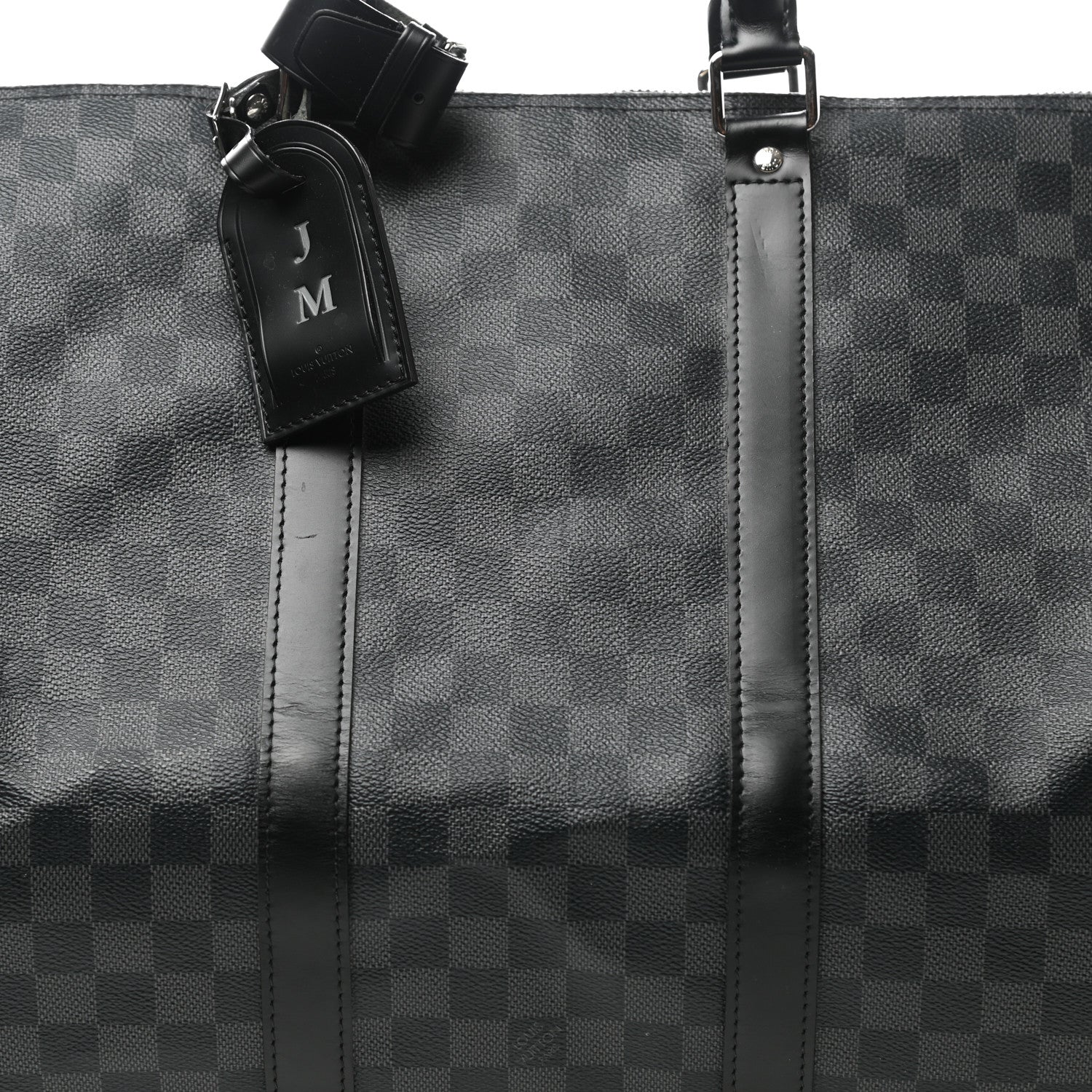 Louis Vuitton Damier Graphite Keepall Bandouliere 55 8 of 12