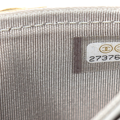 Chanel Caviar Quilted Boy Card Holder Grey 8 of 9