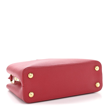 Louis Vuitton Taurillon Capucines BB Scarlet Red 4 of 12