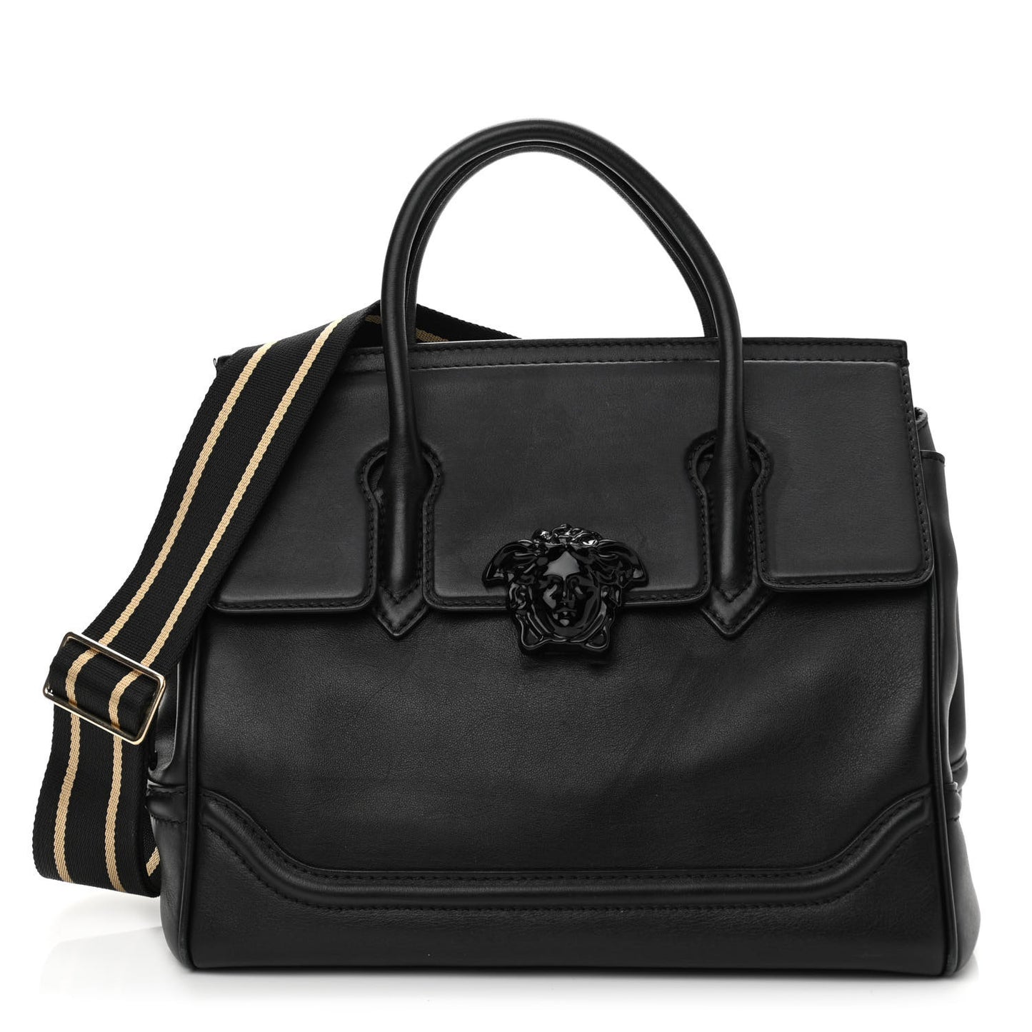 Calfskin Large Palazzo Empire Bag Black