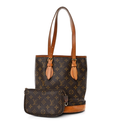 Louis Vuitton Monogram Petit Bucket 23 3 of 11