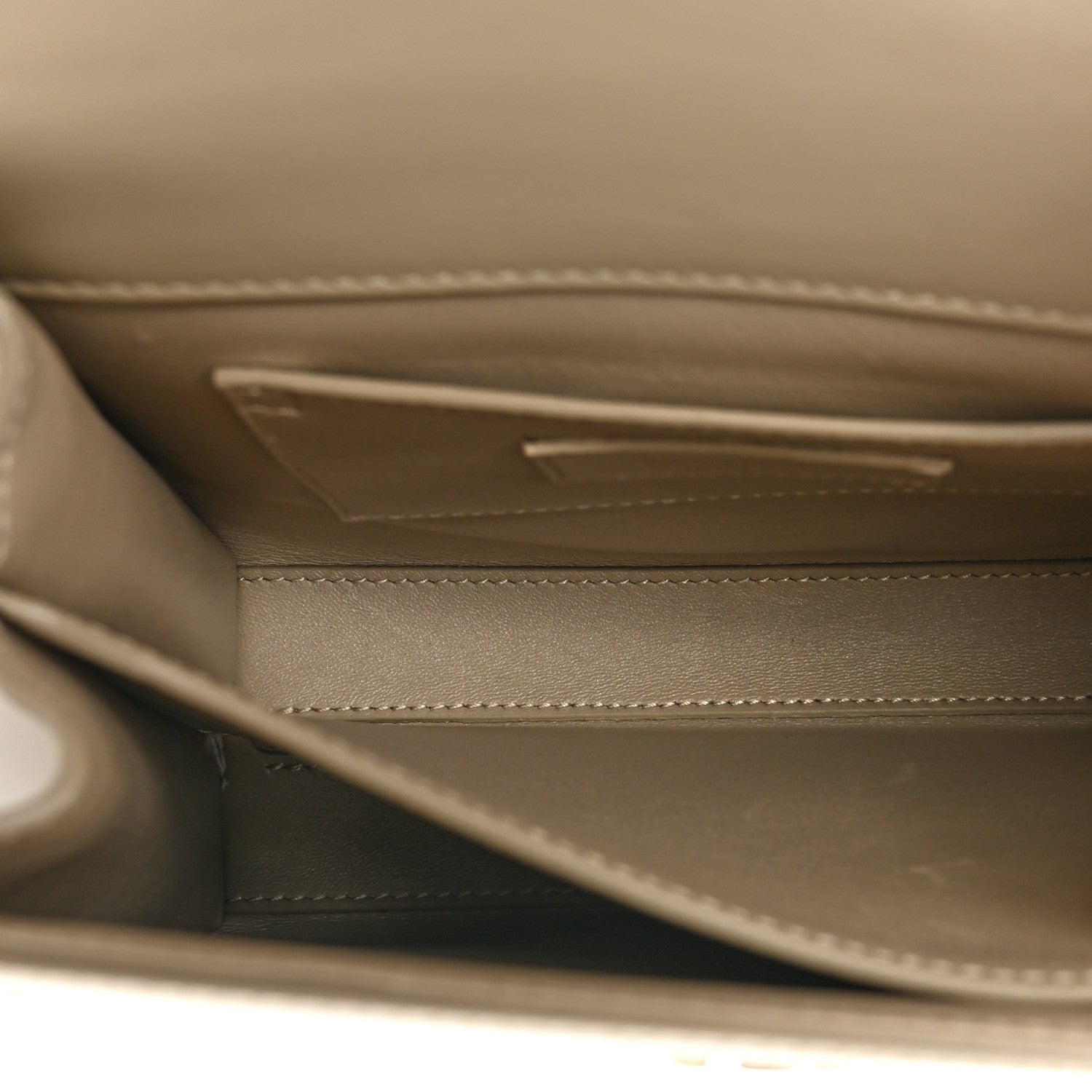 Saint Laurent Canvas Calfskin Mini Classic Monogram Cassandra Top Handle Beige Cream 6 of 15