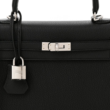 Hermes Togo Kelly Retourne 25 Black 8 of 11