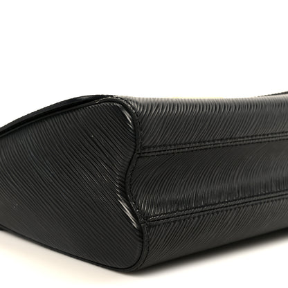 Louis Vuitton Epi Twist Braided Strap Shoulder Bag MM Black 8 of 10