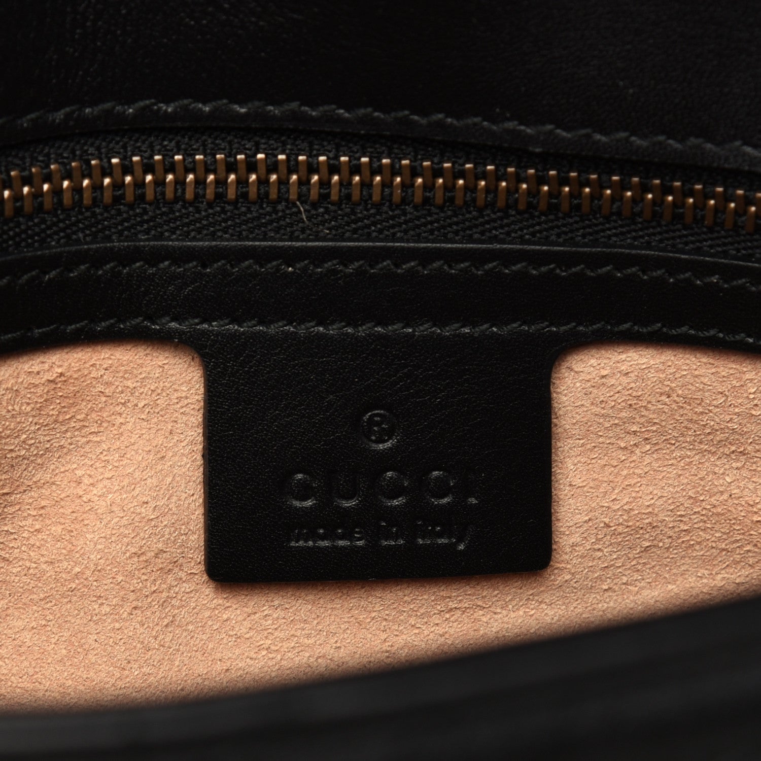 Gucci Calfskin Matelasse Studded Medium Pearly GG Marmont Shoulder Bag Black 8 of 15