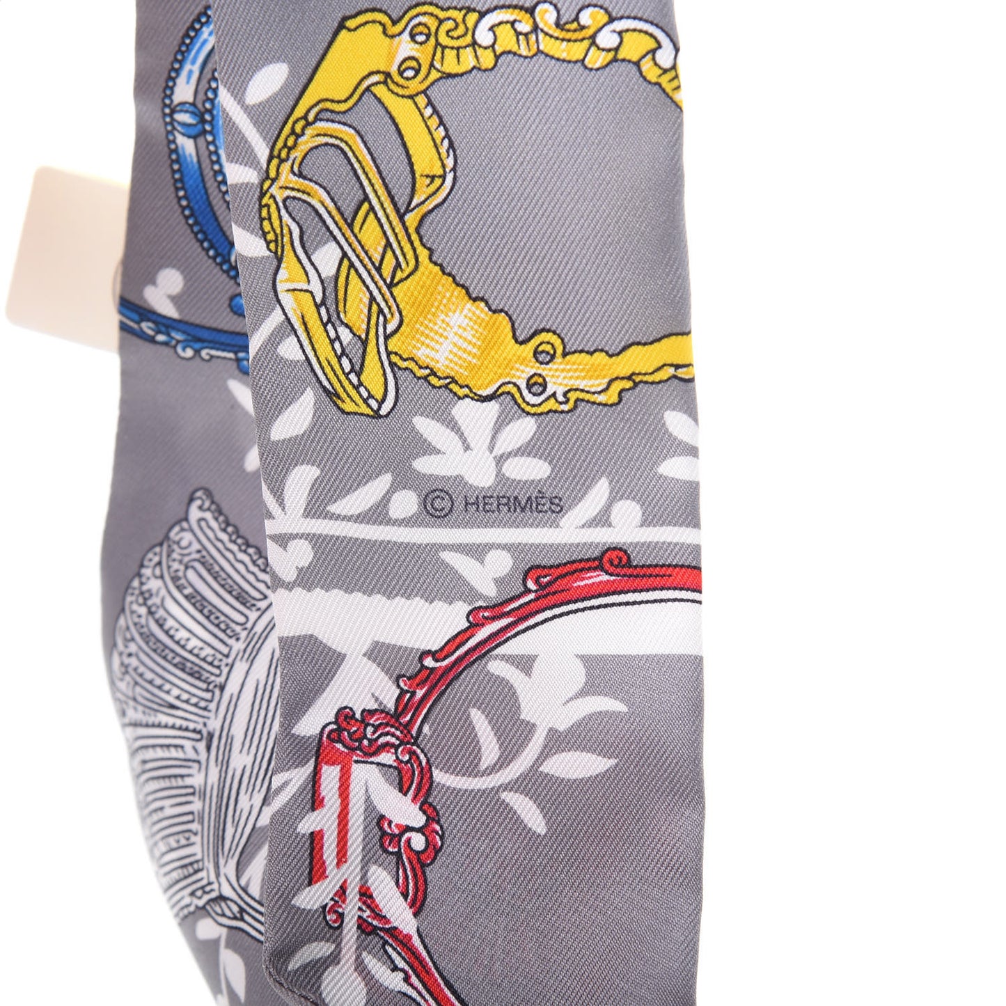 Silk Etriers Remix Twilly Gris Acier Rouge Jaune