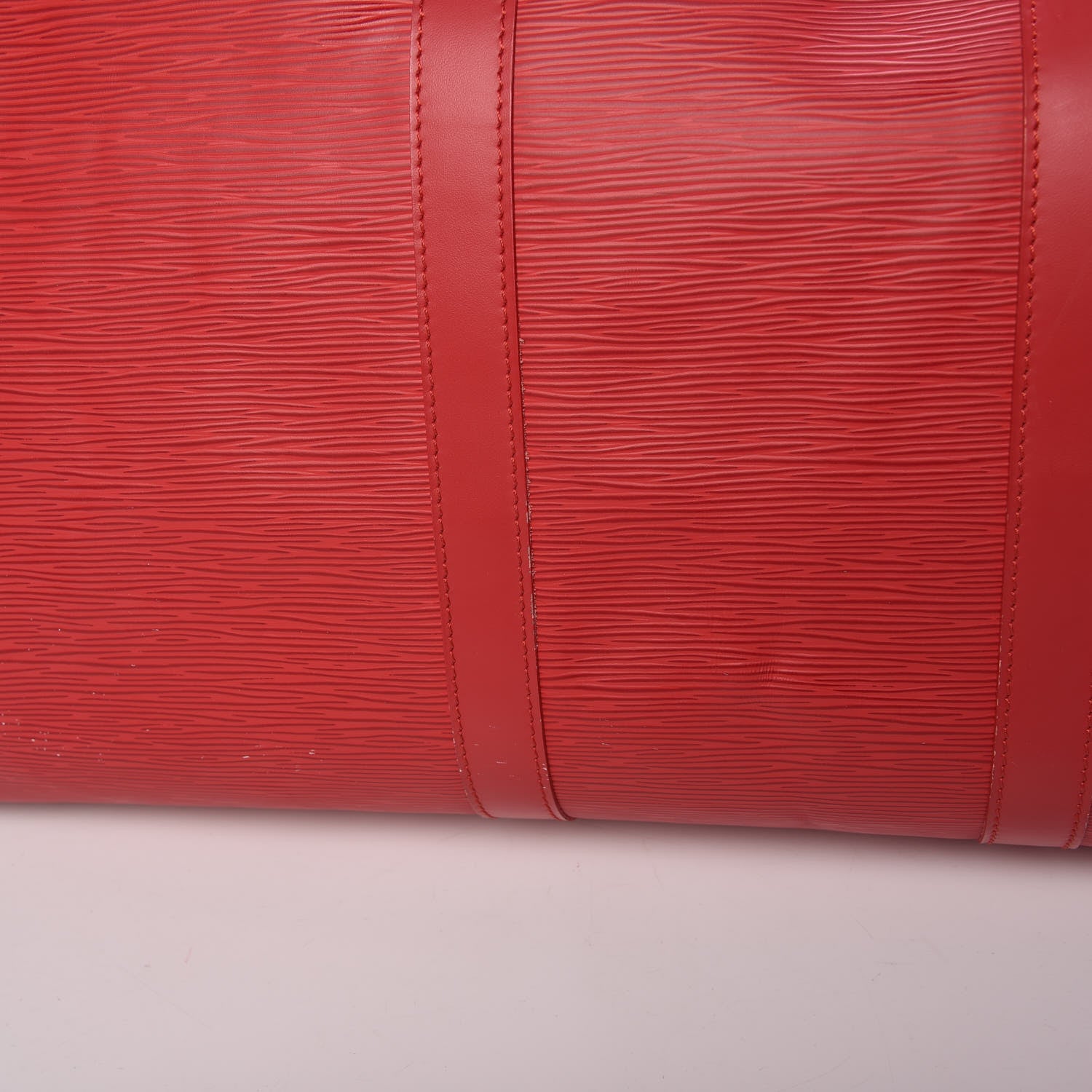 Louis Vuitton Epi Keepall 55 Castillan Red 19 of 23