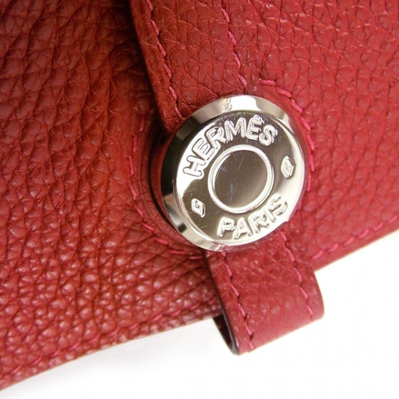 Togo Dogon Compact Wallet Red