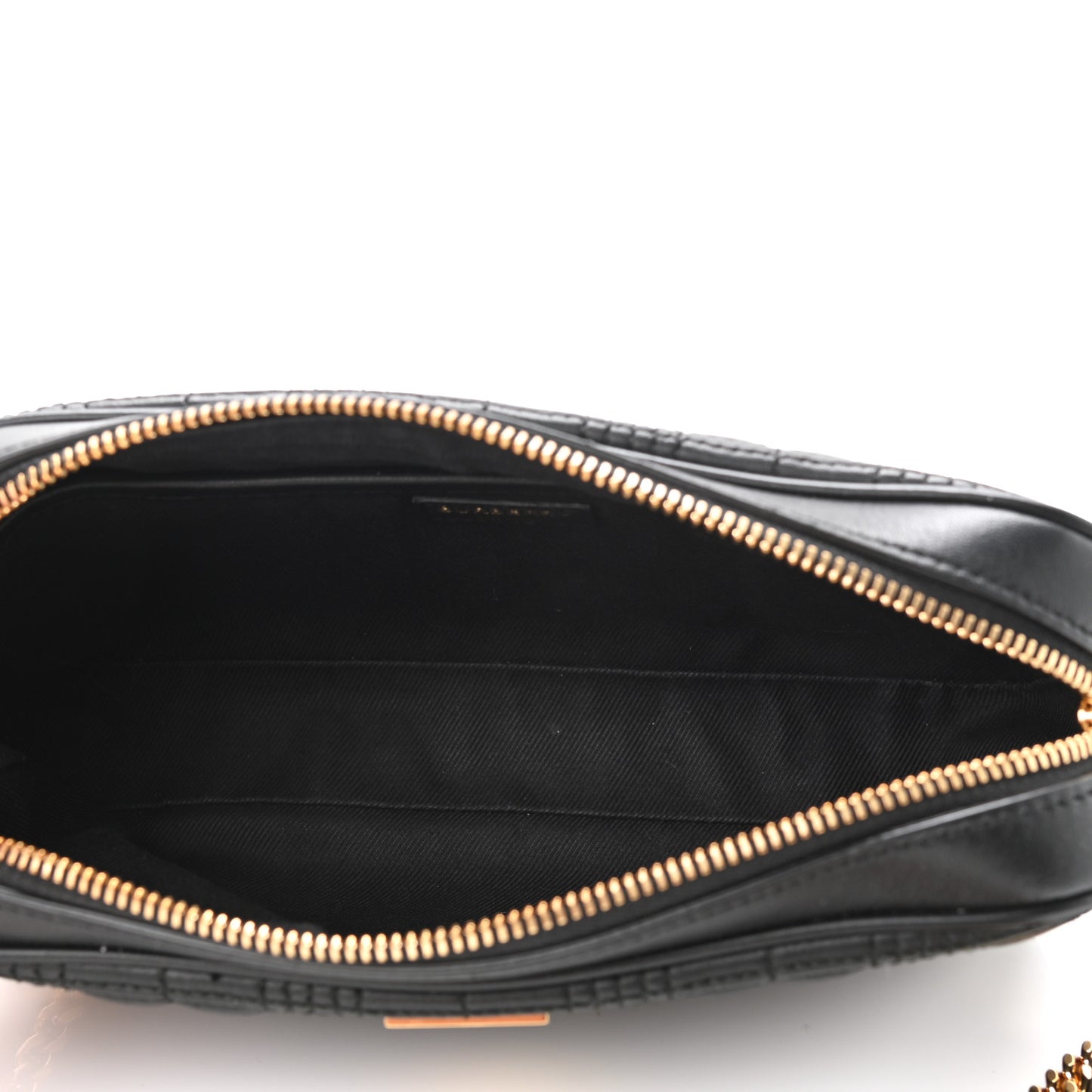 Lambskin Quilted Camera Bag Black