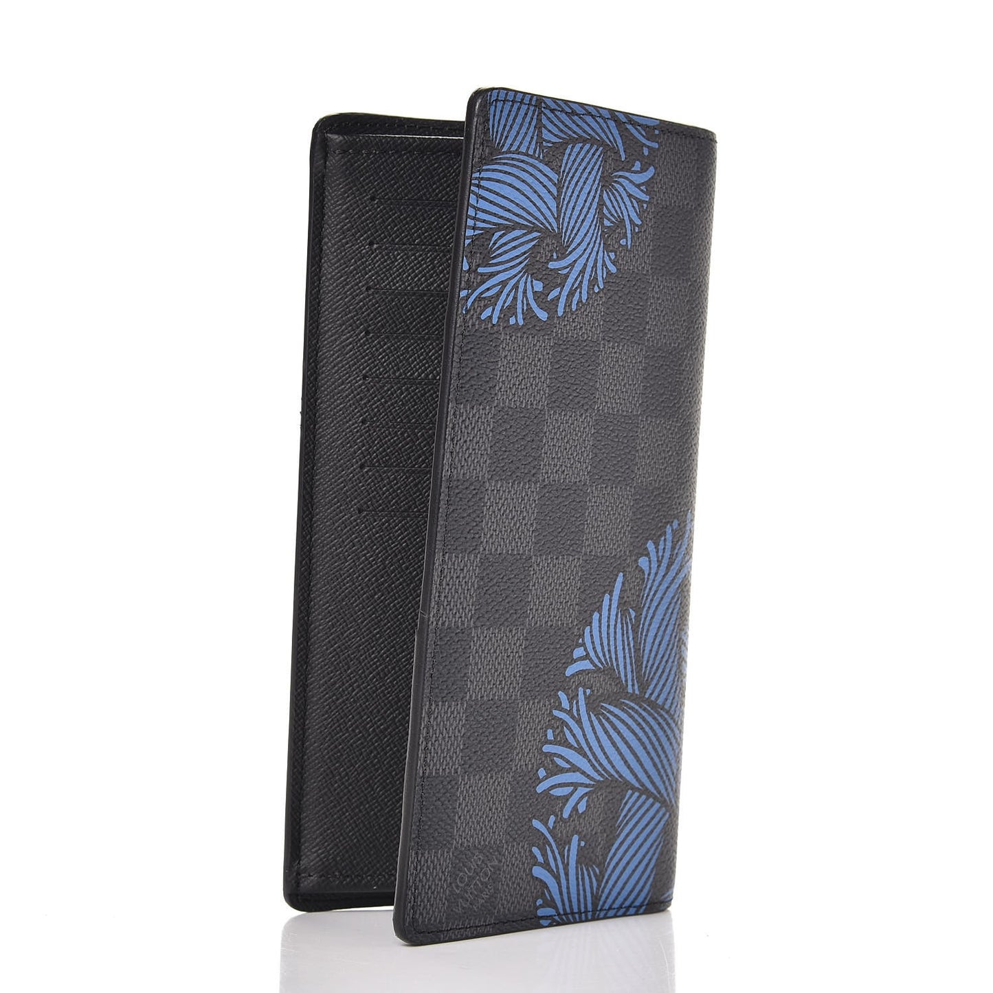 Damier Graphite Rope Brazza Wallet Blue