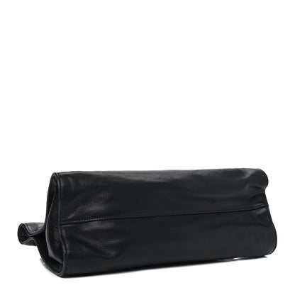 Prada Calfskin Screw Chain Bag Black 3 of 10