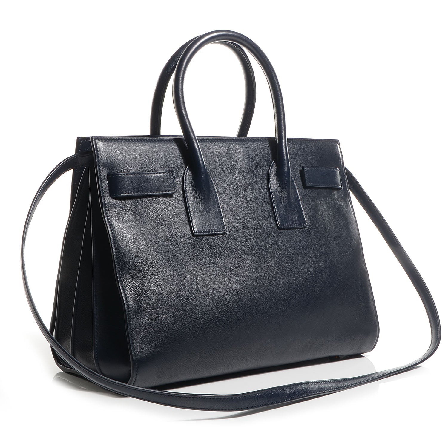Saint Laurent Calfskin Small Sac De Jour Navy 3 of 8