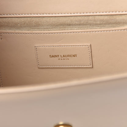 Saint Laurent Smooth Calfskin Cassandre Clutch Nude Powder 6 of 17
