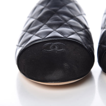 Chanel Lambskin Suede Quilted Mules 40.5 Black 9 of 11