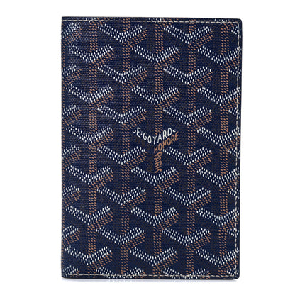 Goyard Goyardine Passport Wallet Navy 1 of 8