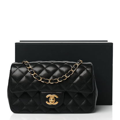 Chanel Caviar Quilted Mini Rectangular Flap Black 11 of 11
