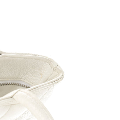 Chanel Caviar Quilted Medallion Tote White 13 of 13