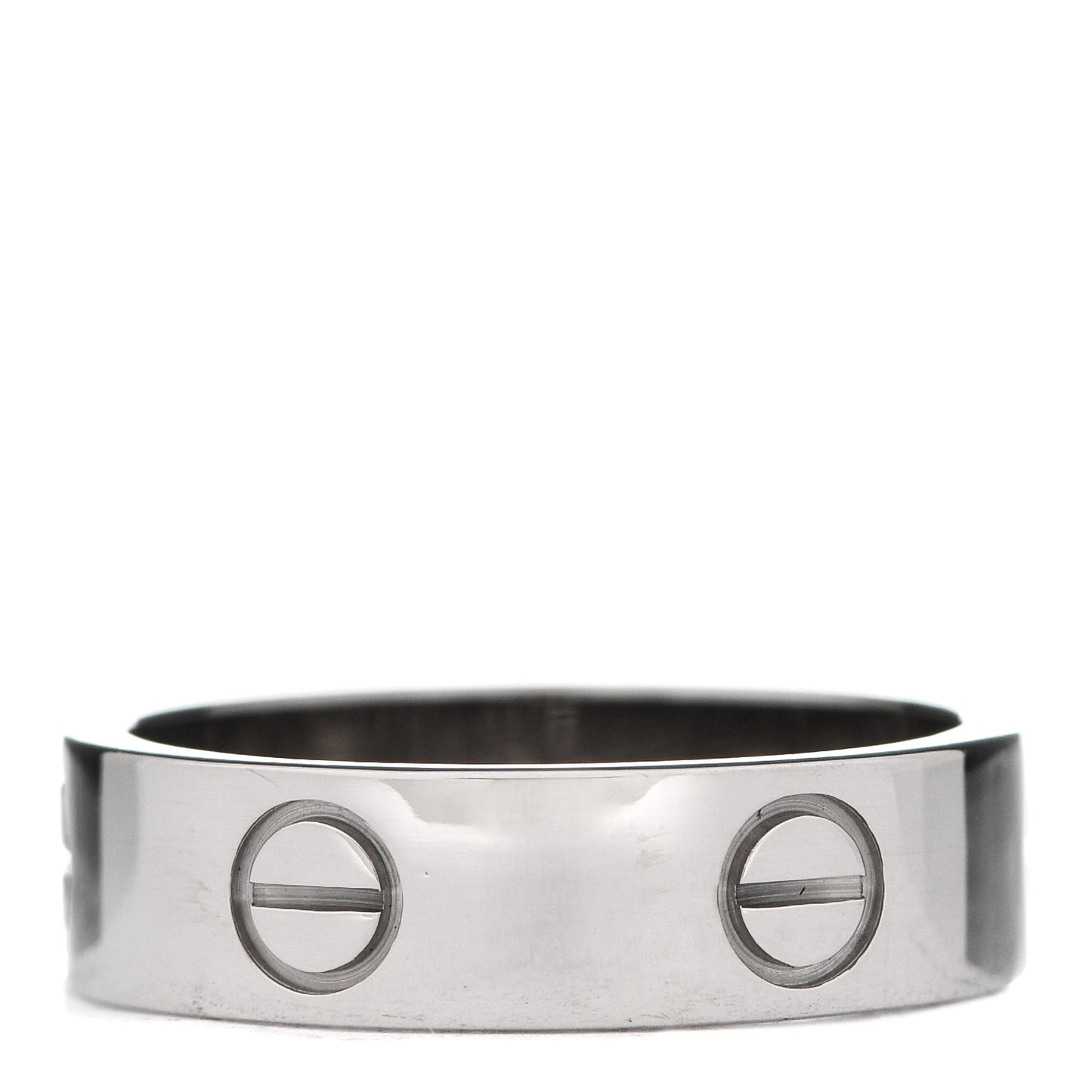 18K White Gold 5.5mm LOVE Ring 56 7.5