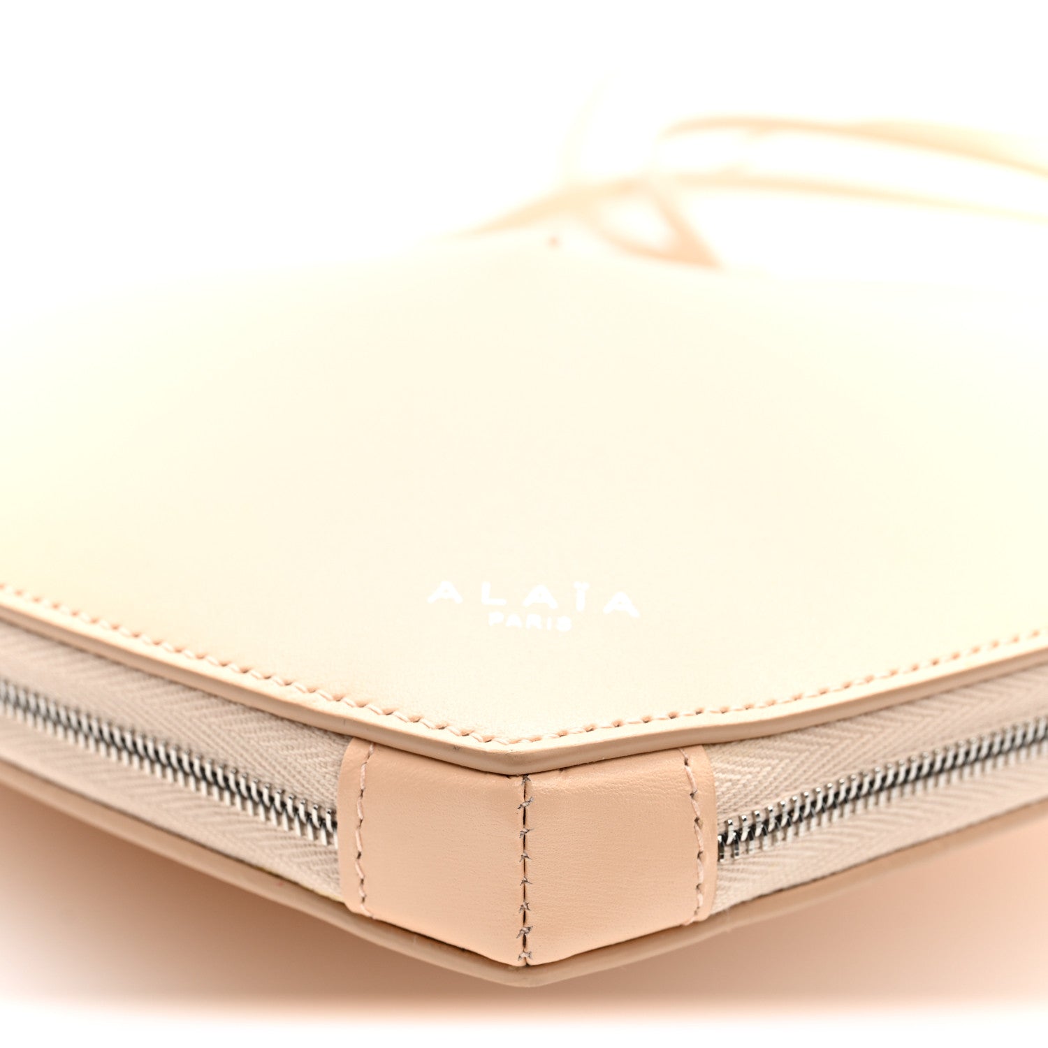 Alaia Lux Calfskin Le Coeur Bag Lacquer Peche 8 of 8