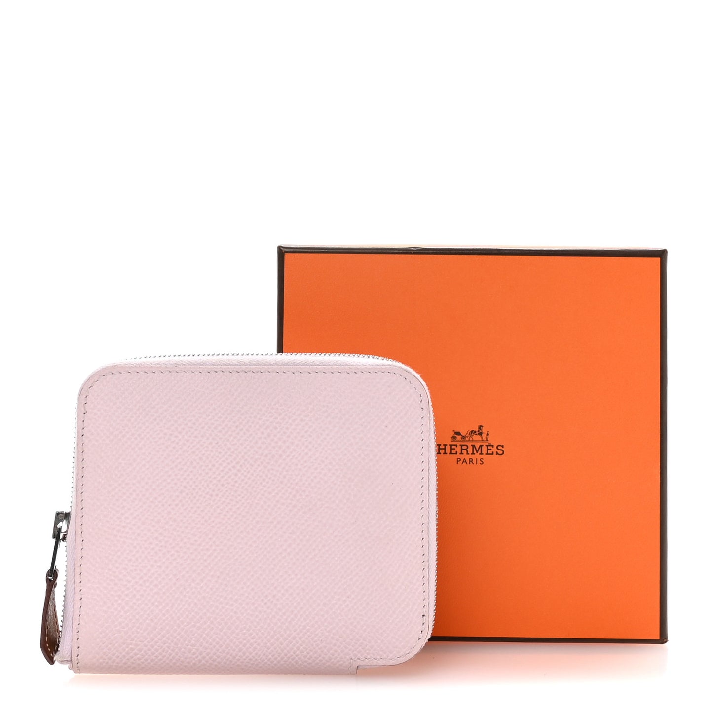 Epsom Silk'In Compact Wallet Mauve Pale Rose Darling Vert Vertigo