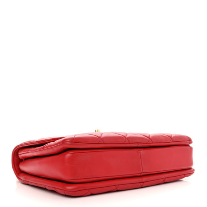Chanel Lambskin Quilted Small Trendy CC Flap Dual Handle Bag Red 4 of 16