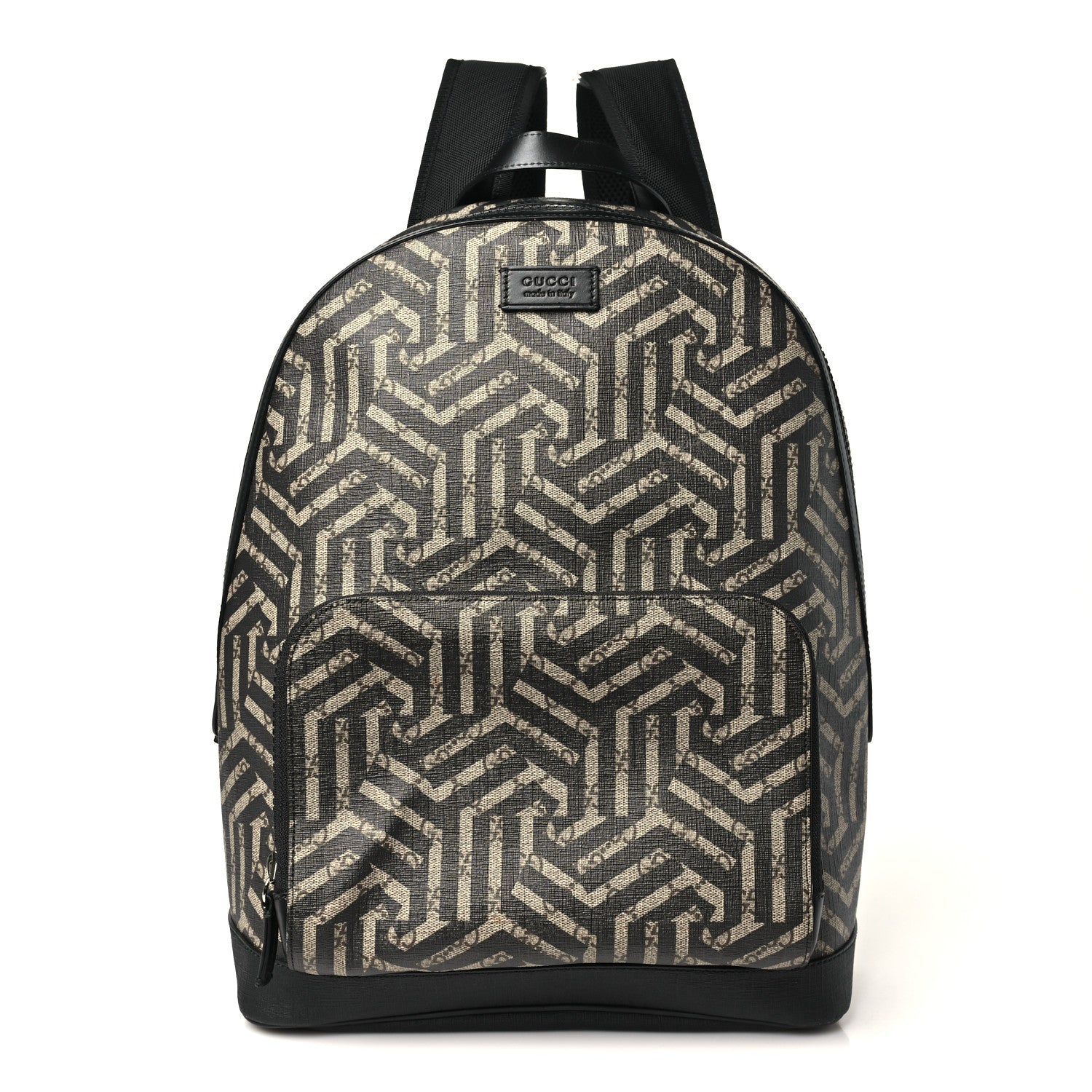 Gucci GG Supreme Monogram Caleido Medium Day Backpack Black 1 of 10