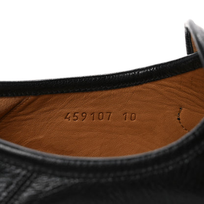 Gucci X DISNEY Goatskin Donald Duck Embroidered Mens Horsebit Loafers 10 Black 9 of 11