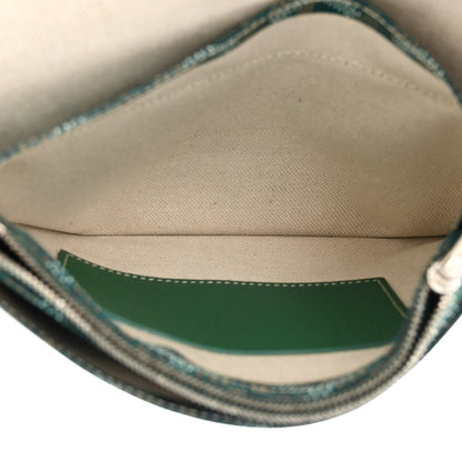 Goyard Goyardine Plumet Wallet Clutch Green 7 of 12