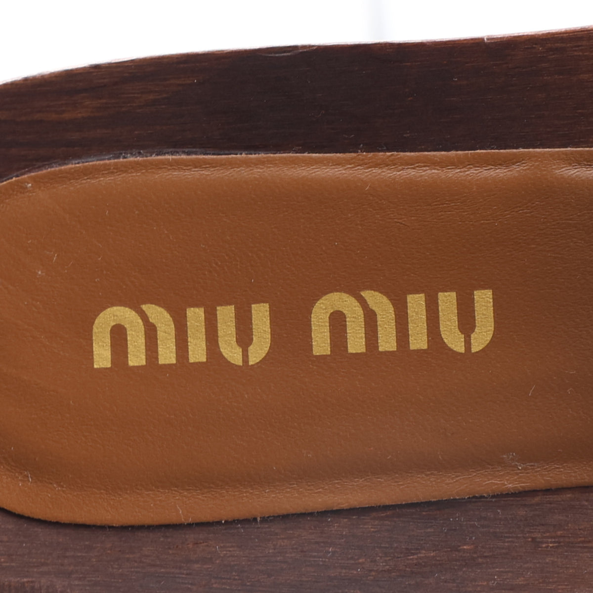 Suede Logo Slide Clogs 36 Cannella