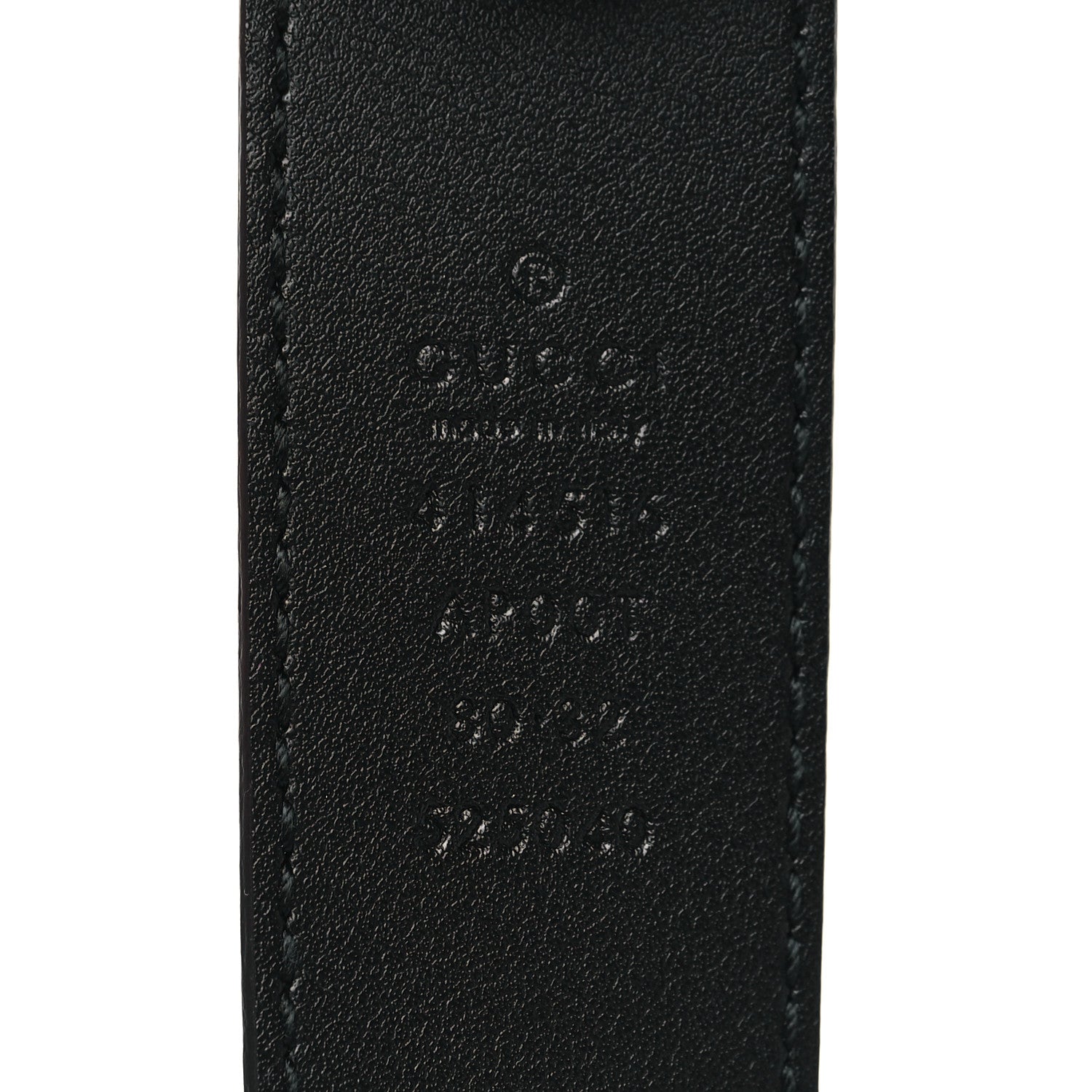 Gucci Calfskin Double G 30mm Belt 80 32 Black 4 of 7