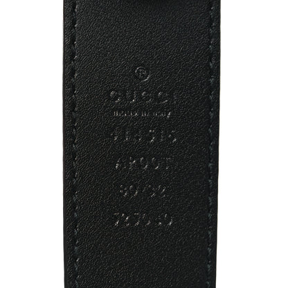 Gucci Calfskin Double G 30mm Belt 80 32 Black 4 of 7