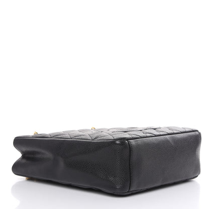 Chanel Caviar Quilted Petit Shopping Tote PST Black 4 of 17