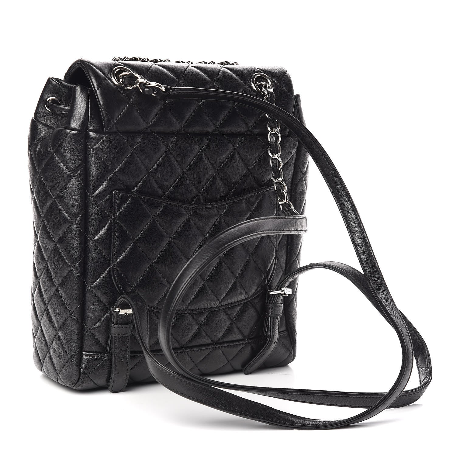Chanel Lambskin Quilted Small Urban Spirit Backpack Black 3 of 11