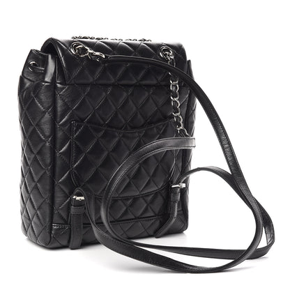 Chanel Lambskin Quilted Small Urban Spirit Backpack Black 3 of 11