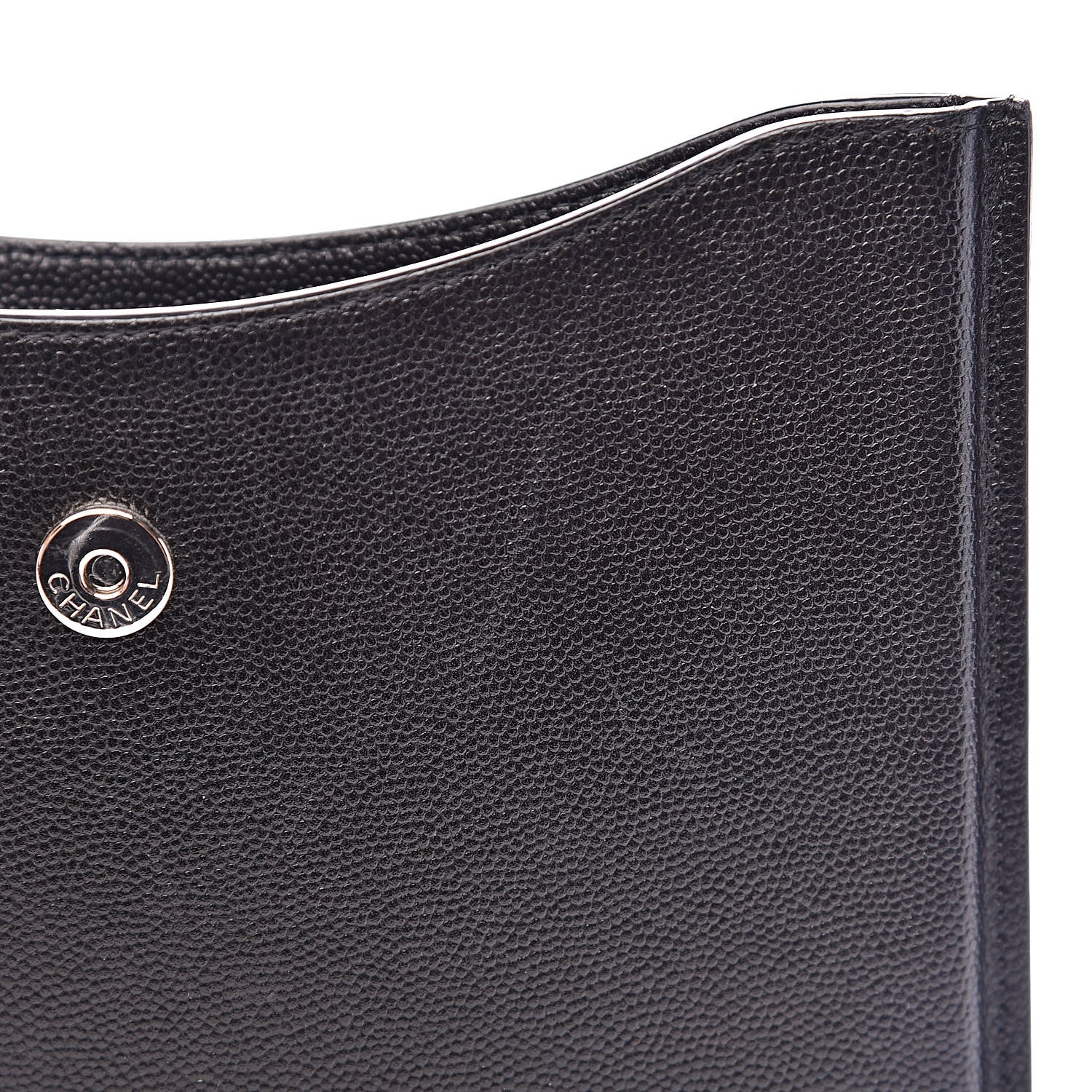 Chanel Caviar iPad Case Crossbody Black 6 of 9