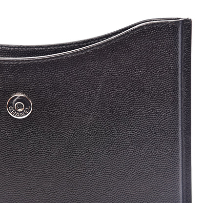 Chanel Caviar iPad Case Crossbody Black 6 of 9
