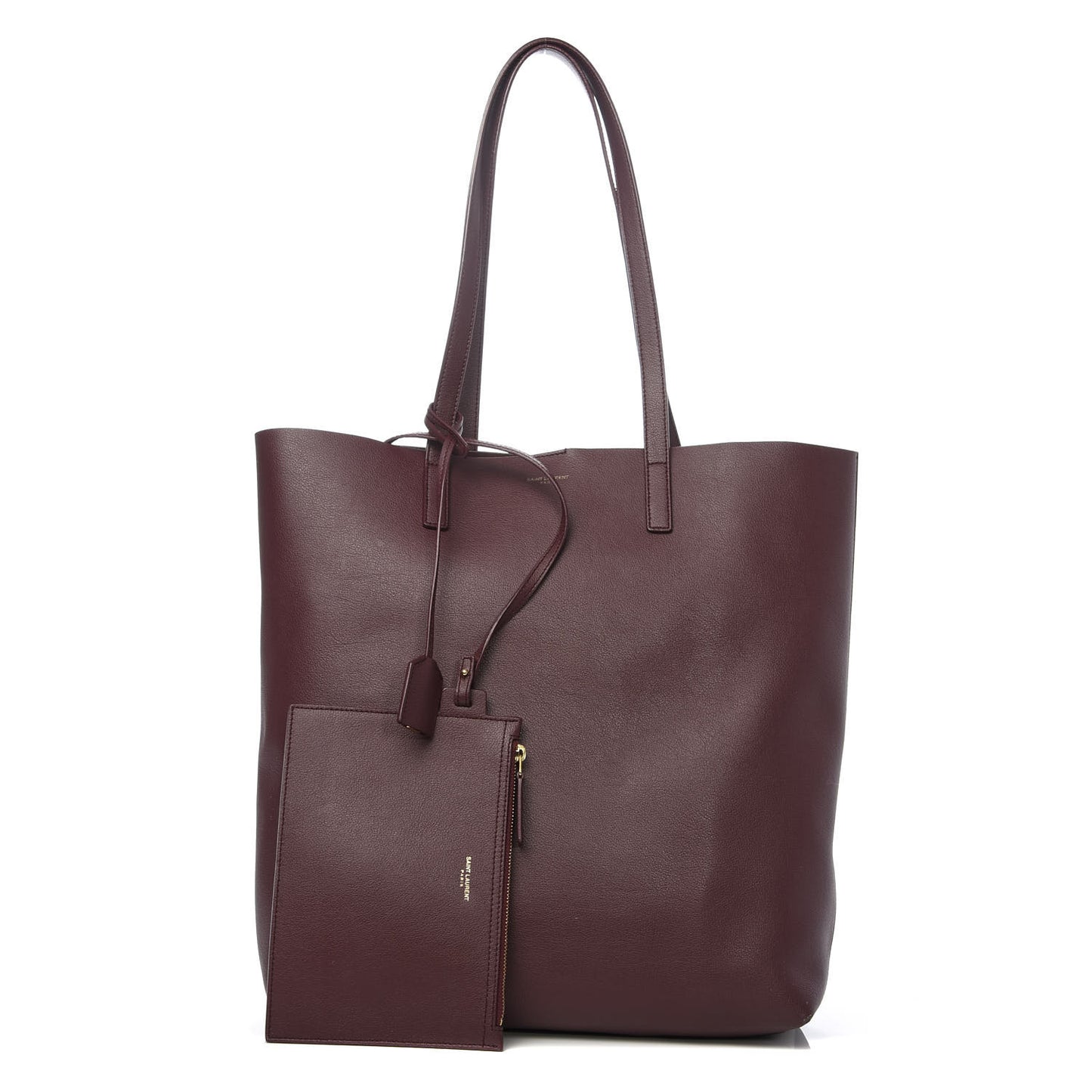 Calfskin Medium Shopping Tote Palissandre