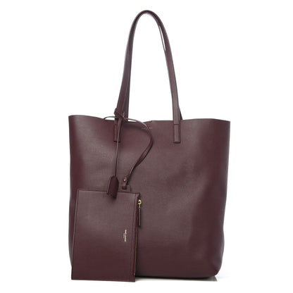 Saint Laurent Calfskin Medium Shopping Tote Palissandre 1 of 16