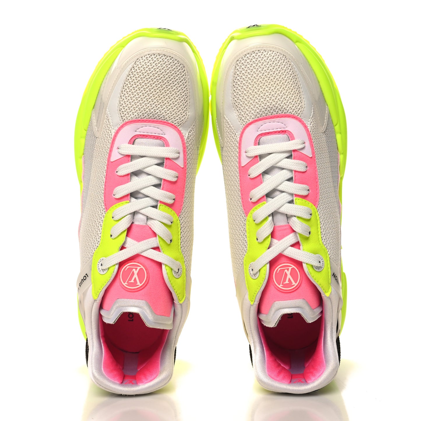 Monogram Calfskin Run 55 Sneakers 41 Yellow
