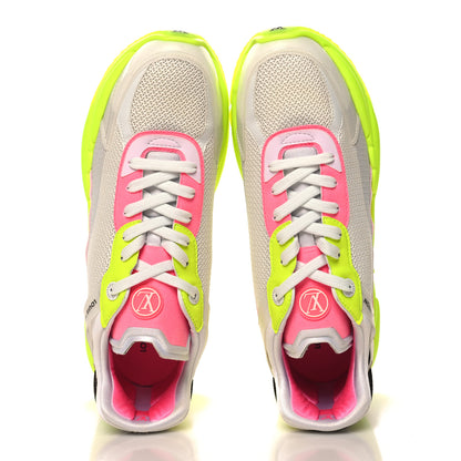 Louis Vuitton Monogram Calfskin Run 55 Sneakers 41 Yellow 2 of 10