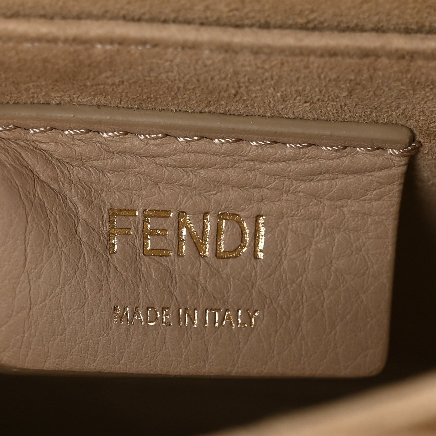 Fendi Vitello Liberty Velvet FF Multicolor Kan I Shoulder Bag Multicolor Cuoio 7 of 11