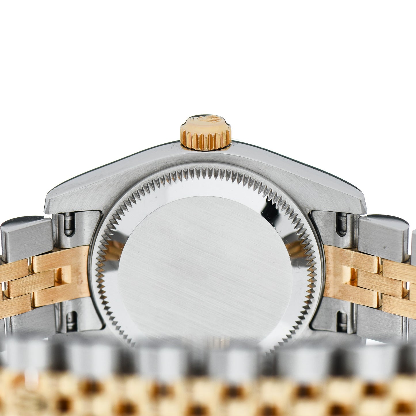 Stainless Steel 18K Yellow Gold Diamond 26mm Oyster Perpetual Datejust Watch Champagne Jubilee 179173