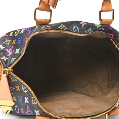 Louis Vuitton Monogram Multicolor Keepall 45 Black 5 of 18