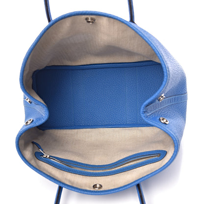 Hermes Vache Country Garden Party 30 TPM Bleu Hydra 5 of 14