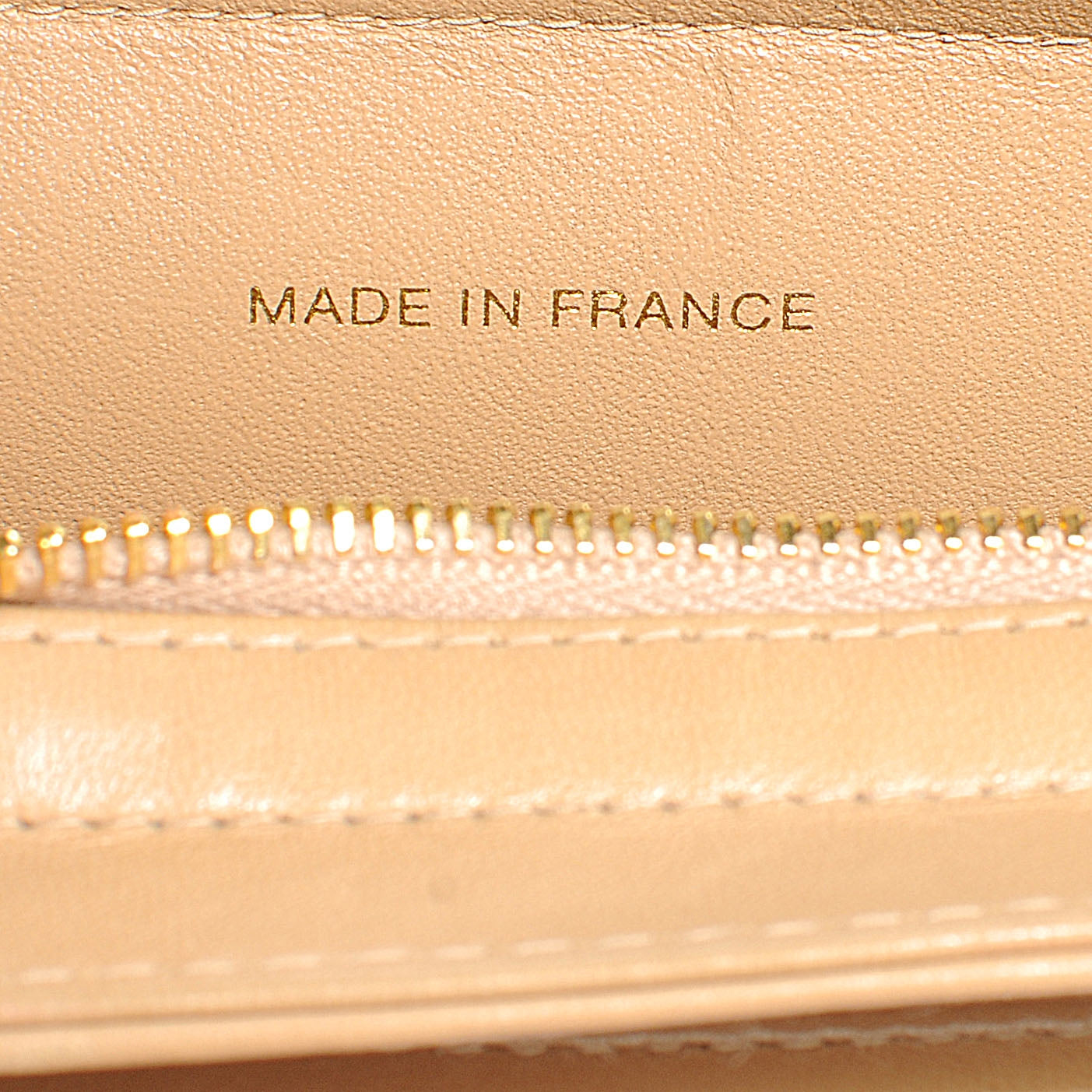 Lambskin Handbag Beige
