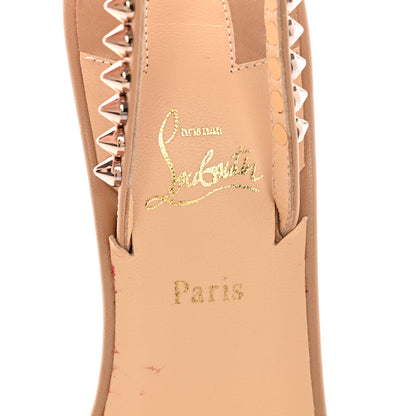 Christian Louboutin Kid Spiked So Me 100 Sandals 37.5 Nude 8 of 10