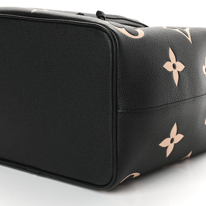 Louis Vuitton Empreinte Monogram Giant Neonoe MM Black Beige 8 of 8
