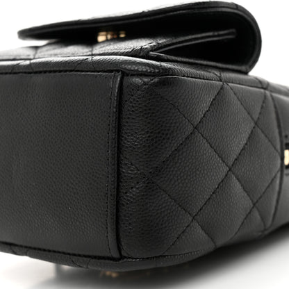 Chanel Caviar Quilted CC Mini Classic Backpack Black 10 of 12