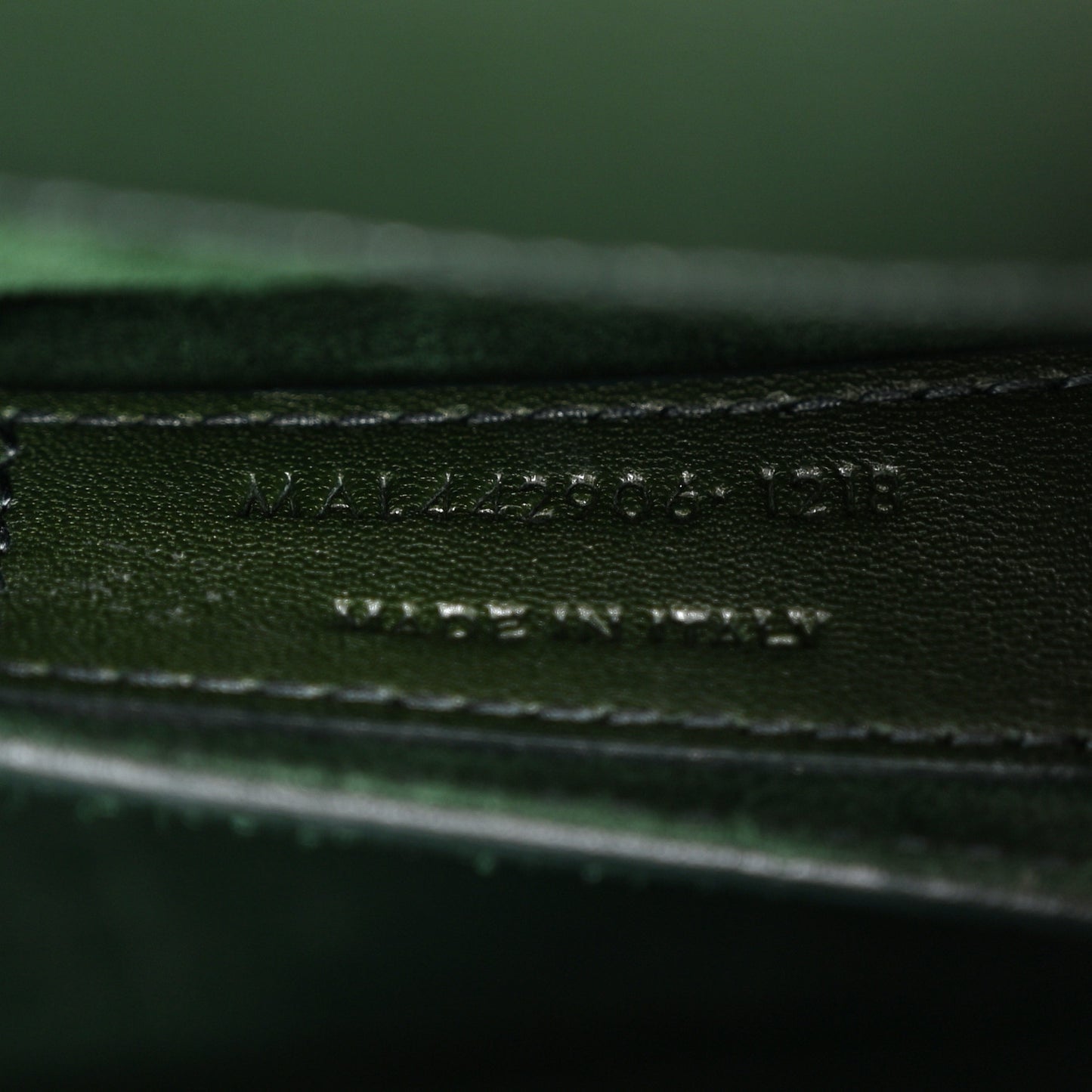 Smooth Calfskin Medium Monogram Sunset Satchel Vert Kaki